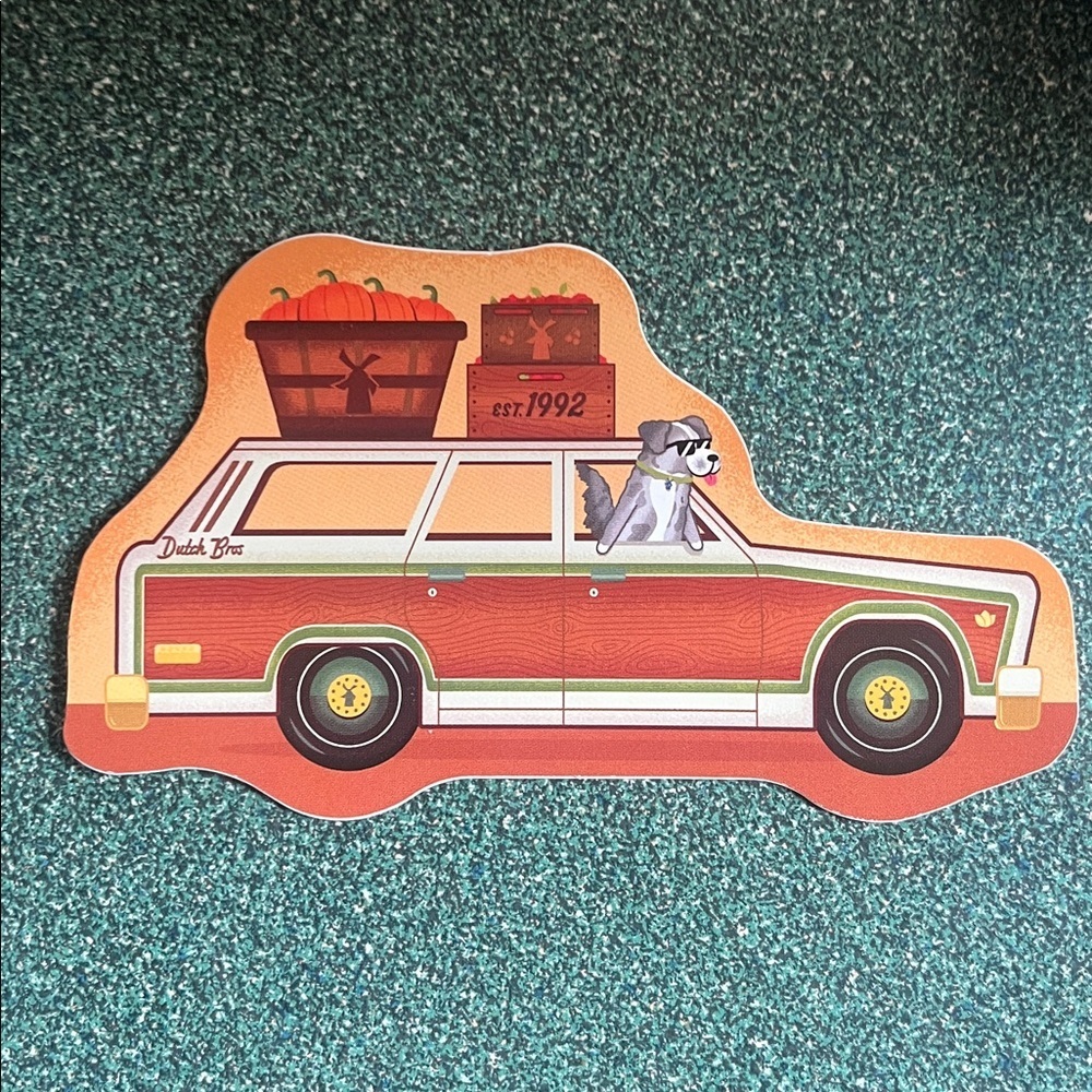 NEW SEPTEMBER DUTCH BROS FALL STICKER